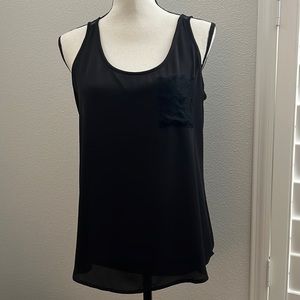 LOFT size small women’s black tank with lace